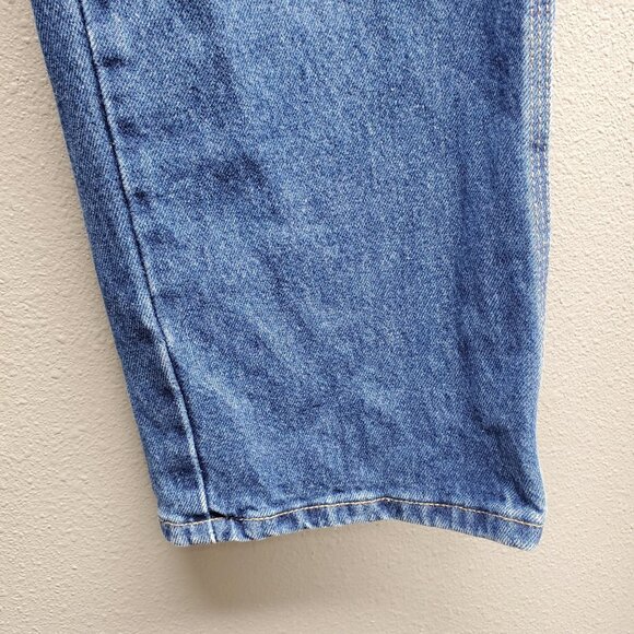 Wrangler Riggs Jeans Mens 36x34 Blue Workwear Utility Carpenter 3W050AI Denim - Picture 3 of 8